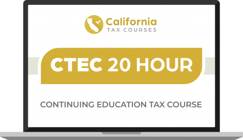 CTEC 20 Hour Continuing Education Course CTEC Approved 